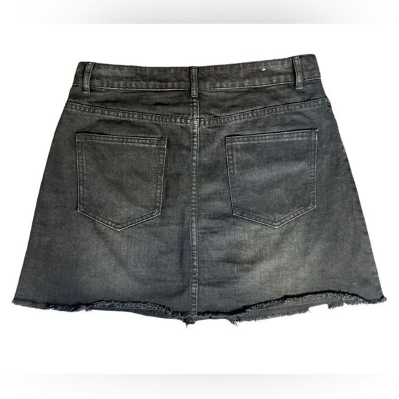 Cotton On denim jean mini skirt black size 10 - Picture 3 of 10